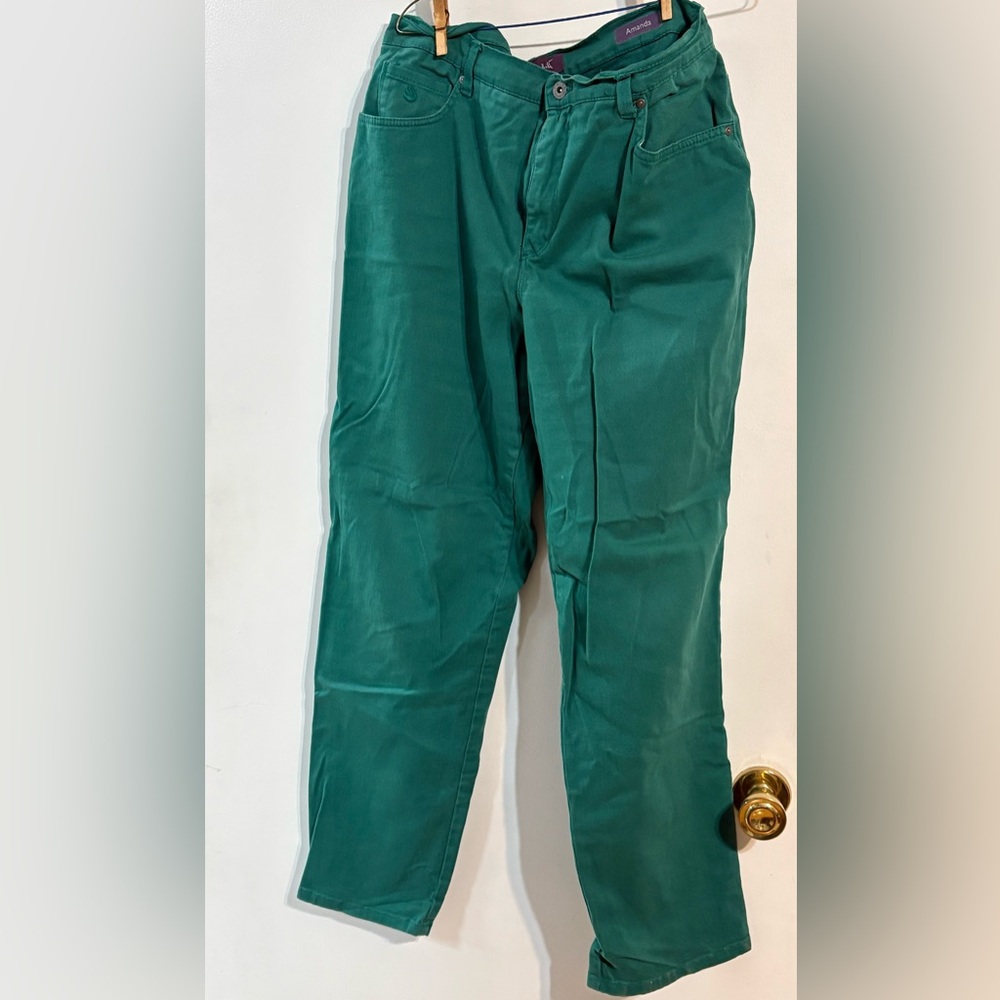 Gloria Vanderbilt Teal Jeans